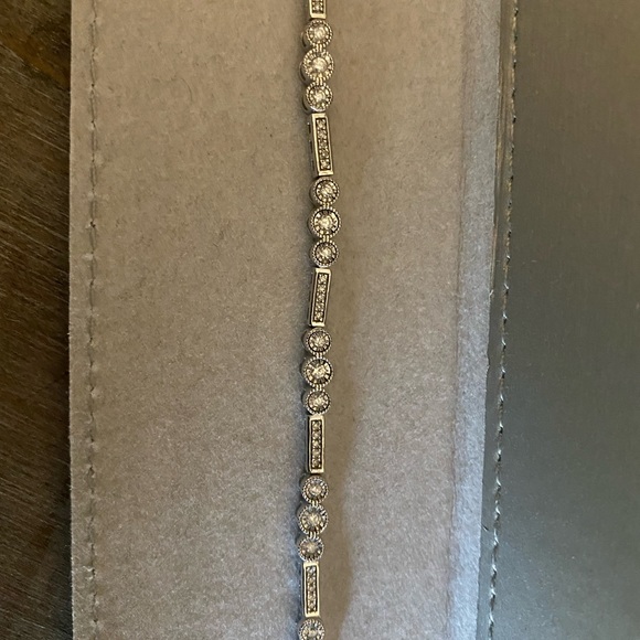 3/4 carat tw white gold diamond bracelet - Picture 7 of 7